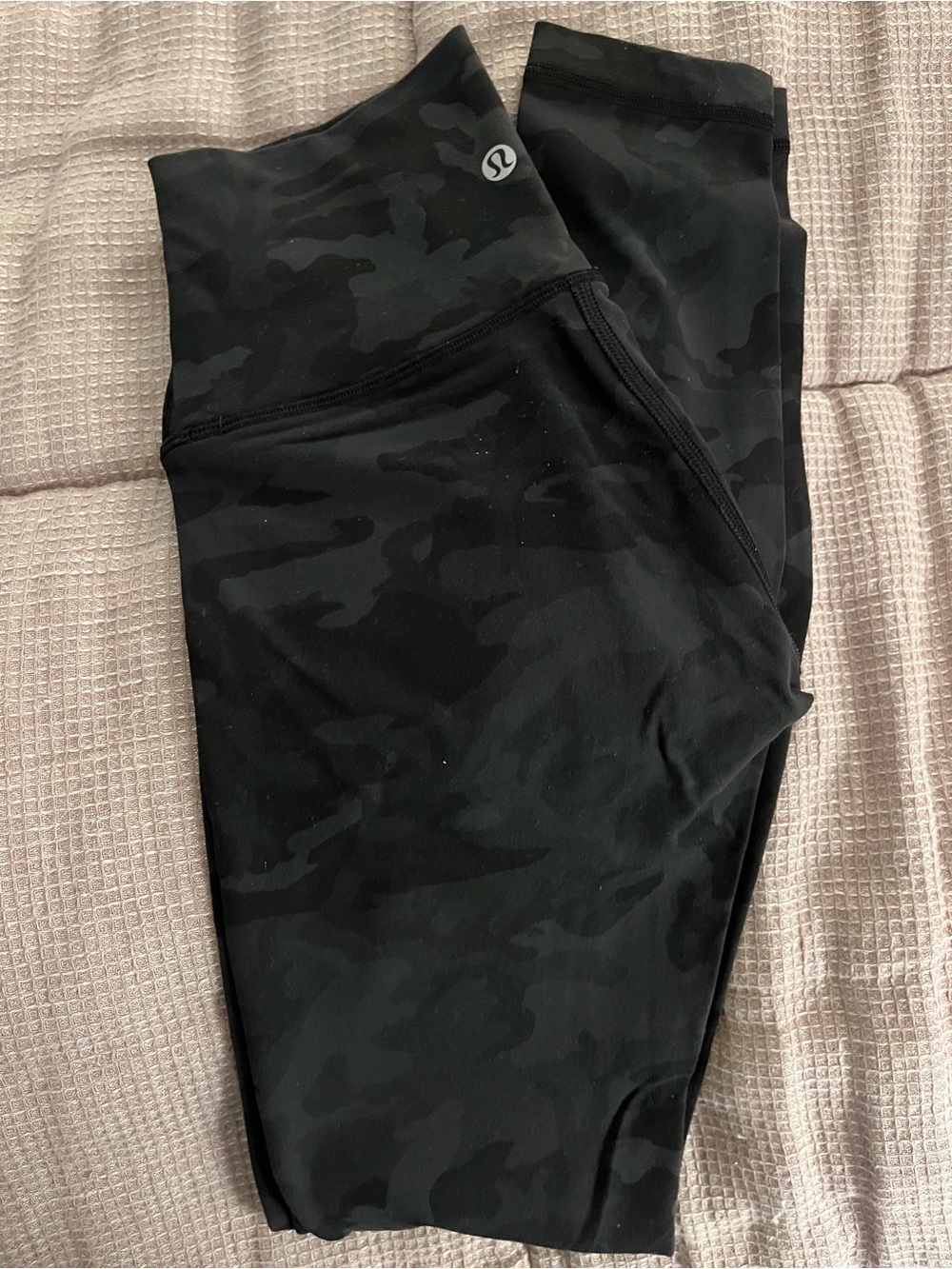 lululemon athletica Black Camo Athletic Leggings
